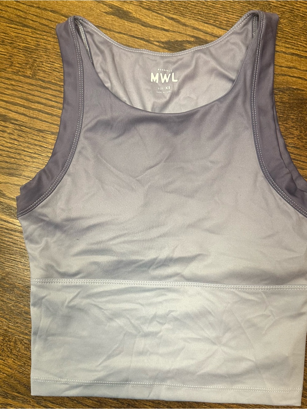Madewell MWL Ombre Purple  Tank Top XS